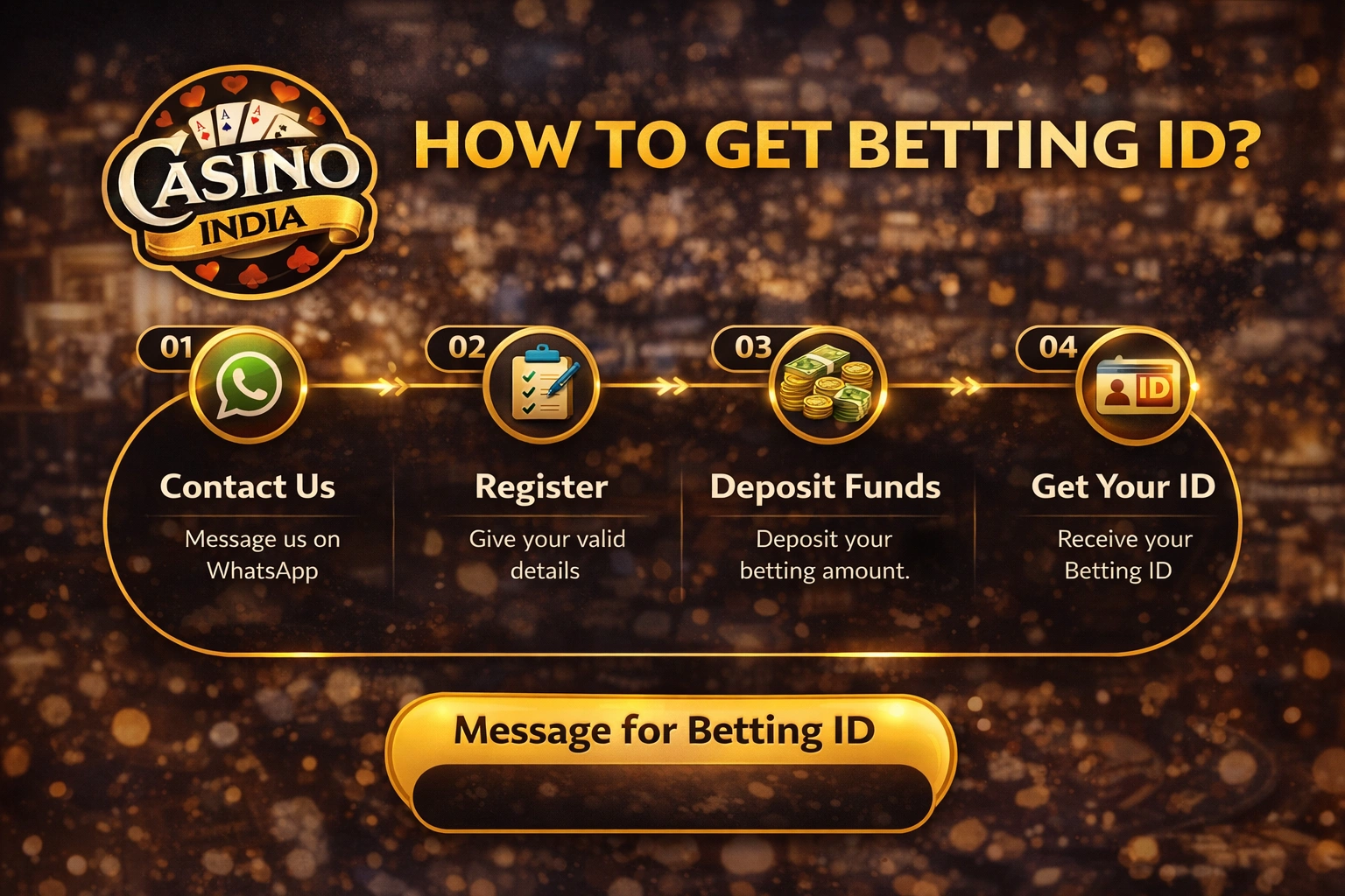 How to get betting ID in India step by step guide