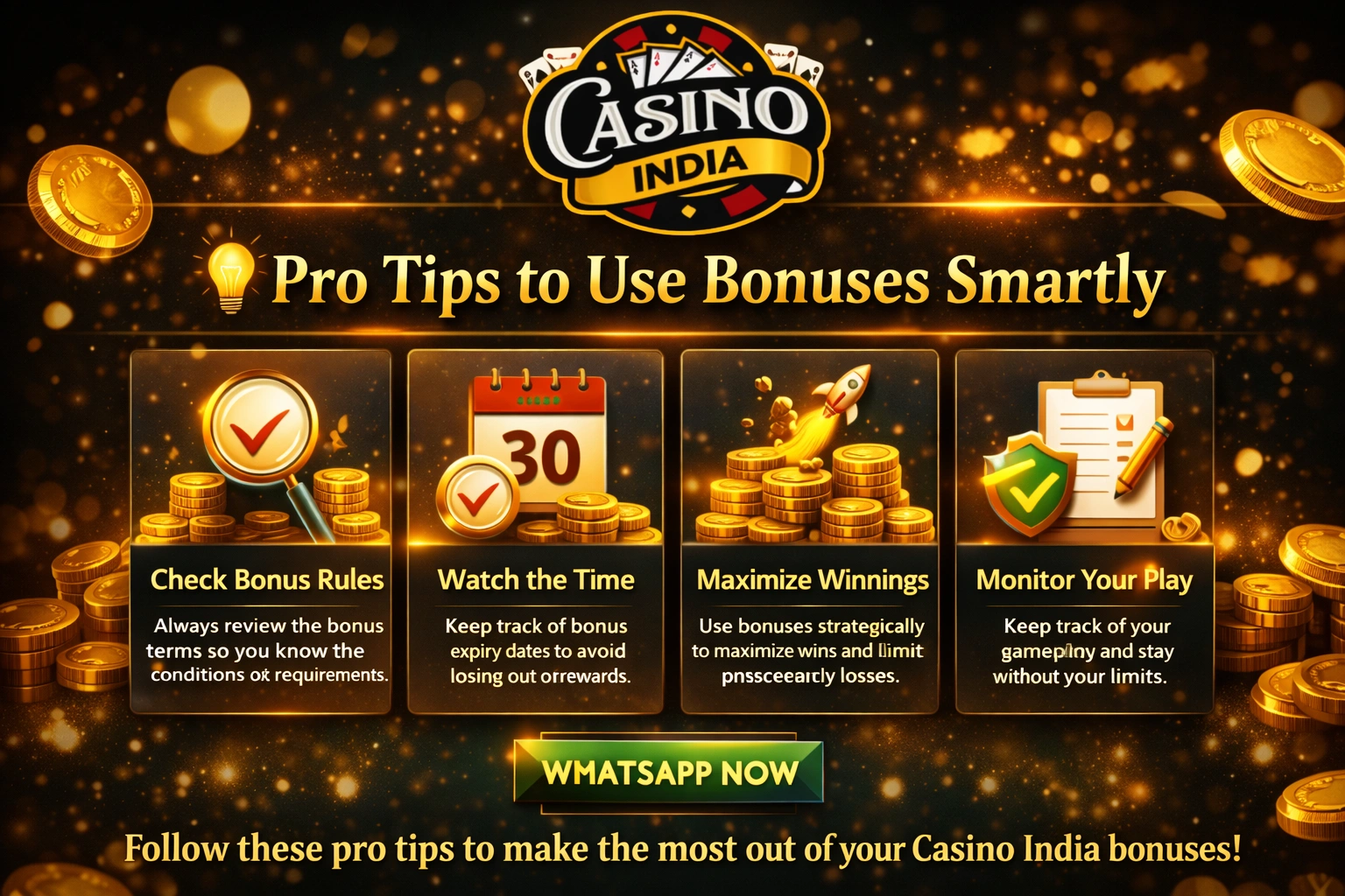 Pro Tips to Use Casino Bonuses Smartly in India – Maximize Winnings Reduce Loss