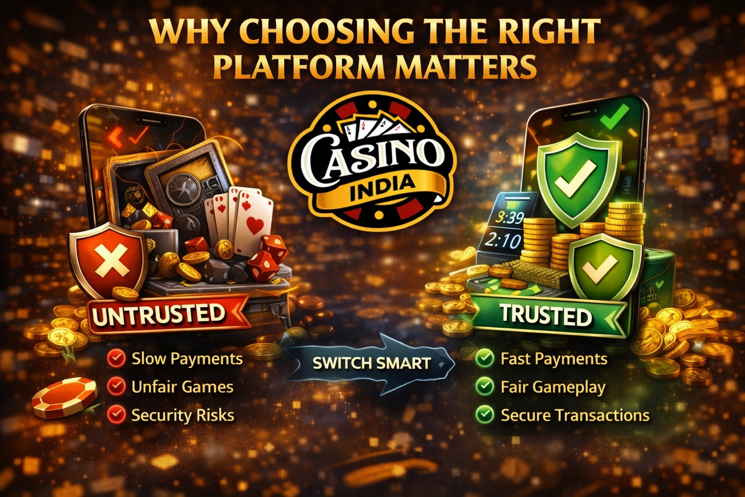 Why choosing the right platform matters online casino India