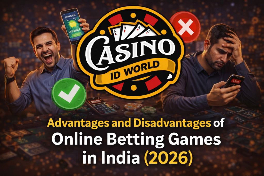 Pros & Cons of Online Betting in India – Full 2026 Guide