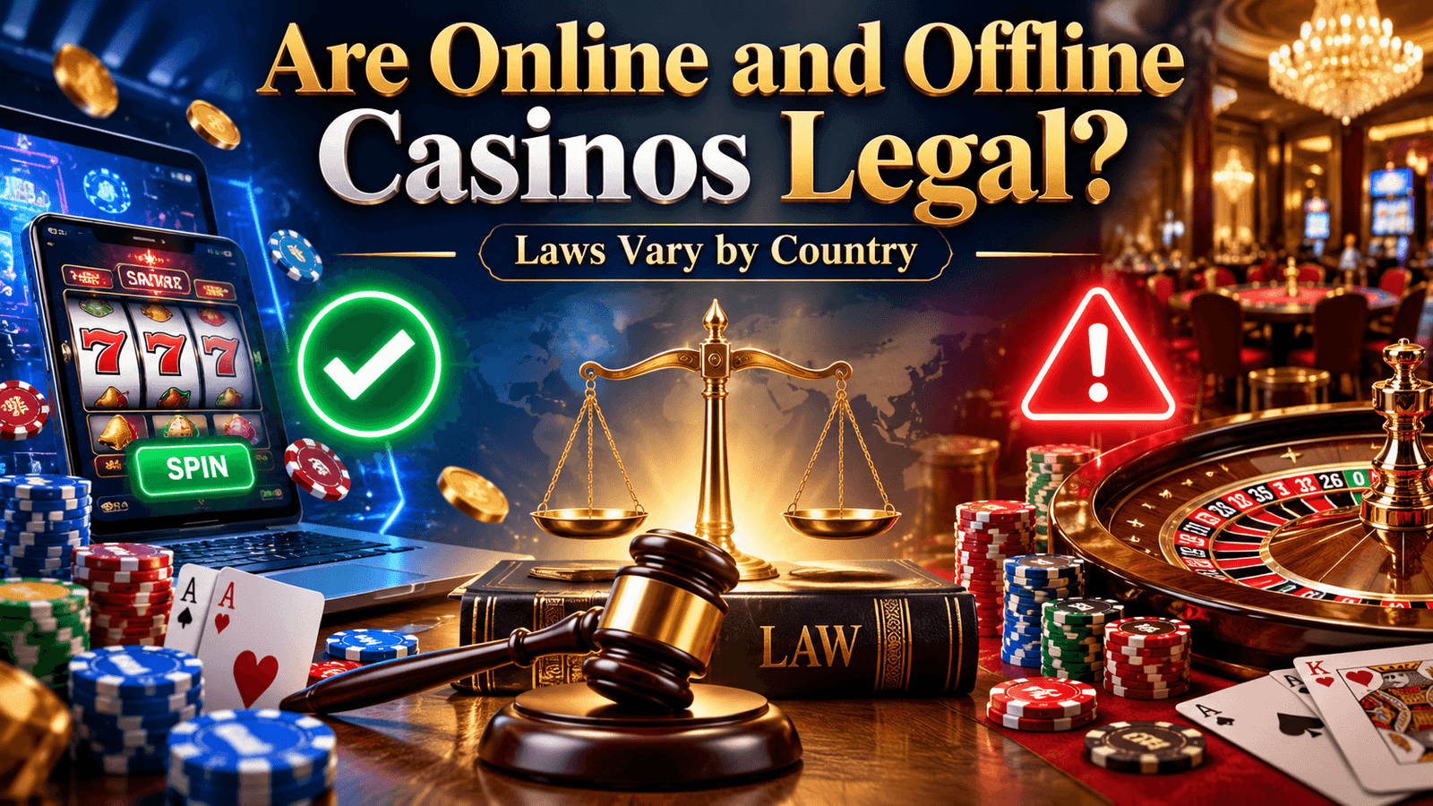 Are Online and Offline Casinos Legal