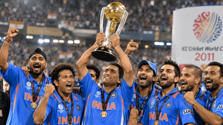India Wins the 2011 ODI World Cup at Home