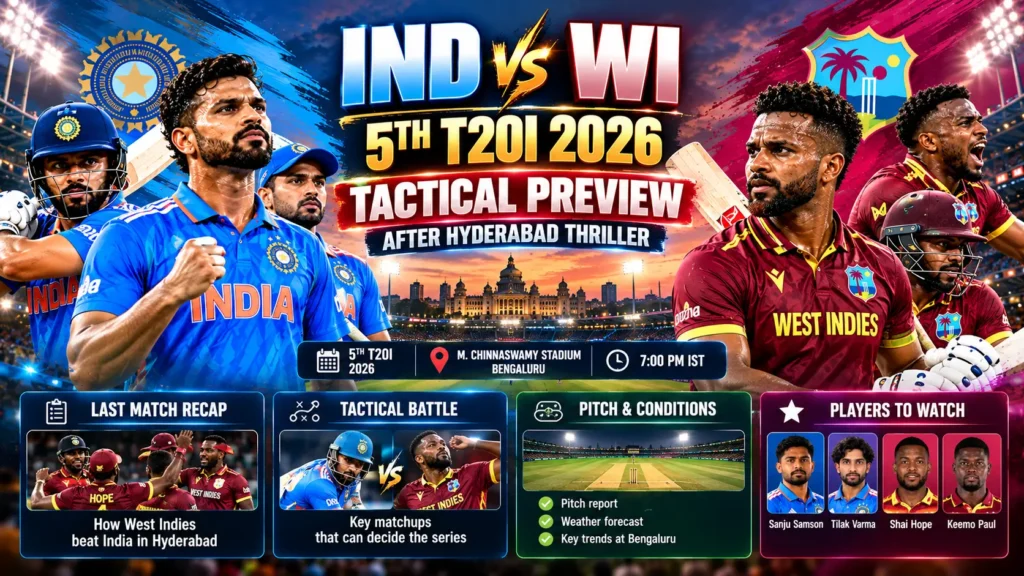 India vs West Indies T20I Tactical Preview
