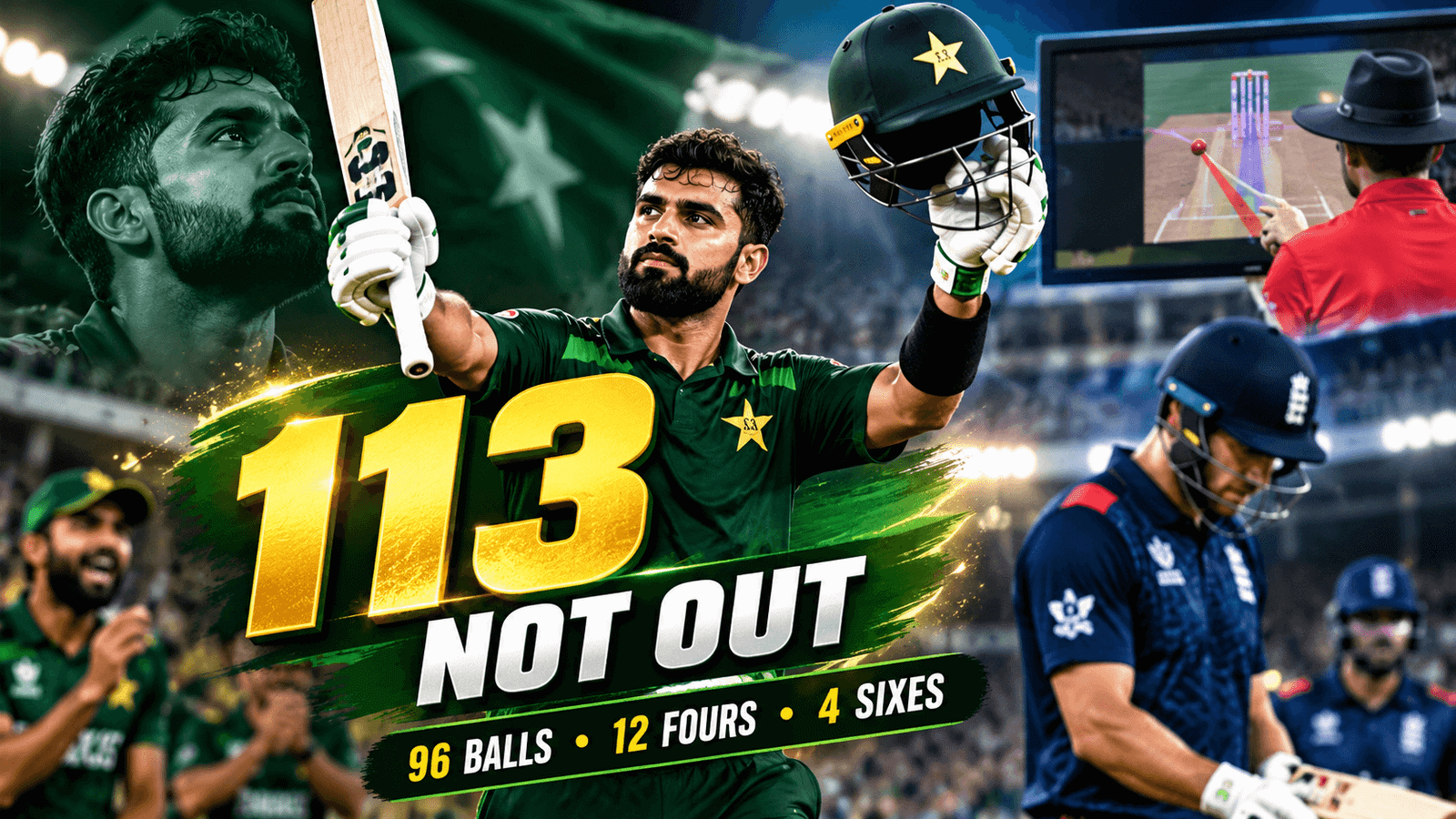 Shadab Khan 113* vs England: Pakistan's Incredible ODI Victory