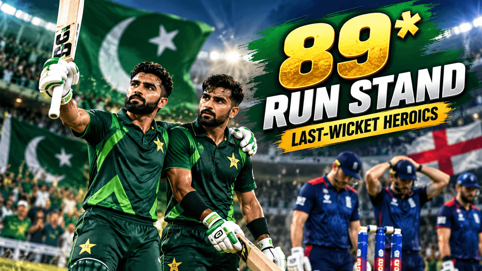 The Record-Breaking Last-Wicket Partnership