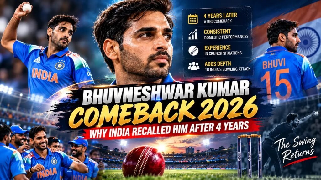 Bhuvneshwar Kumar Comeback 2026